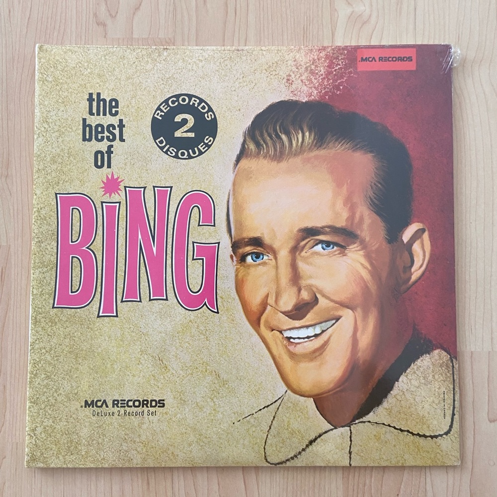 The Best of Bing Deluxe 2 Record Set Bing Crosby Vinyl Album LP Vintage SEALED